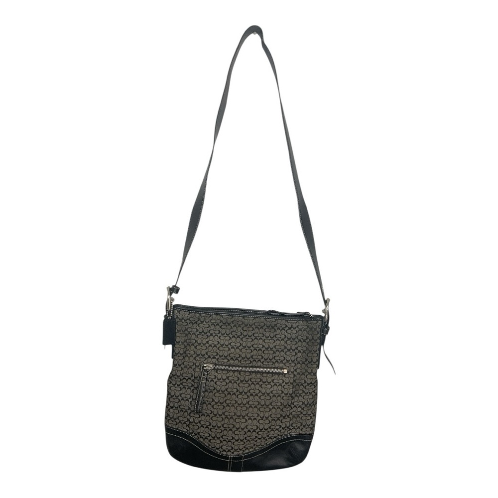 Coach Signature double C crossbody black design